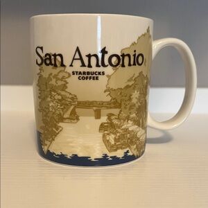 Starbucks San Antonio Mug - White and Tan
